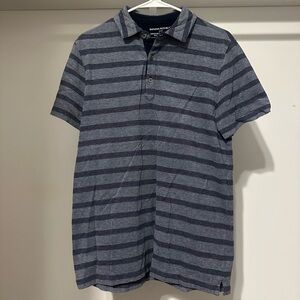 Men’s Banana Republic - Navy Blue Striped Polo Shirt. GREAT CONDITION!